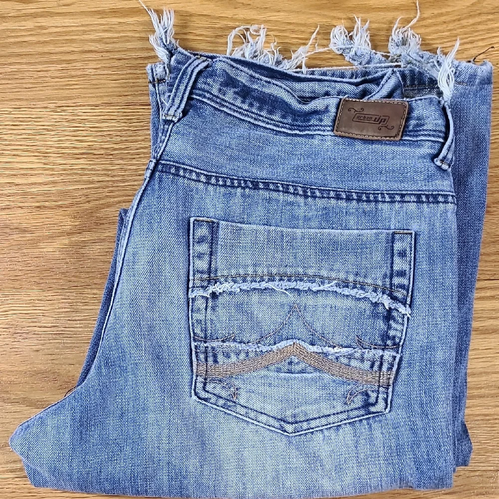 URBAN UP PIPELINE 32x32 MENS VITAGE DENIM FADED STRIGHT JEANS